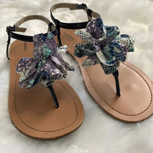 Blue Flower Sandals